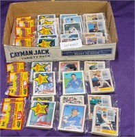 9 UNOPENED PACKS 1989 TOPPS BASEBALL CARDS