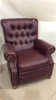 Bradington Young Burgundy Leather Recliner
