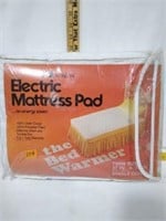 Twin electric mattress pad
