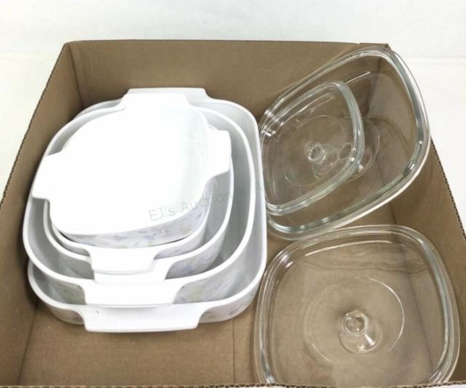 (5) Corningware Baking Dishes