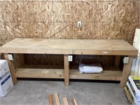 WORK BENCH - 8' WITH OUTLETS