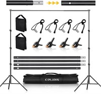 CPLIRIS Backdrop Stand for Parties, 8.5x10ft Adju