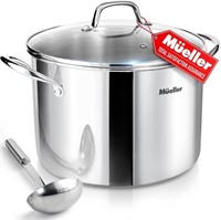 Mueller 8QT UltraClad Tri-Ply Stainless Steel Sto