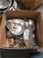 Box of aluminum utensils