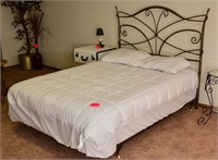All includes full size bed, decorative metal