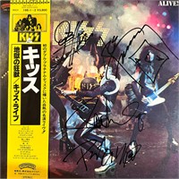 Kiss Autographed Album Cover