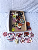 Box of Boy Scouts Items