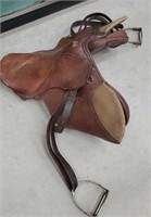 Rossi-Caruso Made an Argentina English saddle
