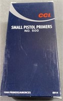 1,000 CCI Small Pistol Primers