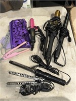 ASSORTMENT OF CURLING IRONS
