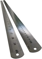Large Stainless Steel Ruler Rule Measuring Measure