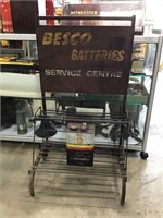 Besco Batteries Stand & Shell Tin