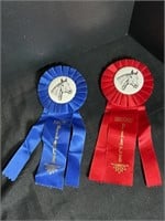1st & 2nd Place Ribbons Horse Show