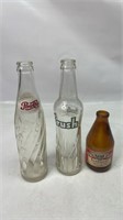 Old bottle Pepsi cola Cush Budweiser