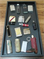 Tray of Lighters & Misc