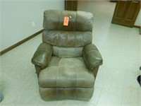 Lot 196  Leather Recliner.