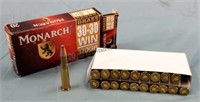 Monarch 30-30 170gr. FSP Ammo Box of 20