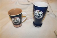 2 Edmonton Oilers Large Mugs