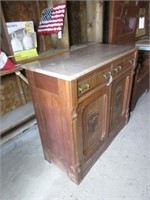 Victorian Marble Top Commode