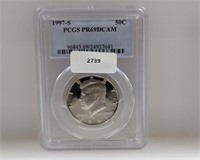 PCGS 1997-S PR69DCAM JFK Half $1