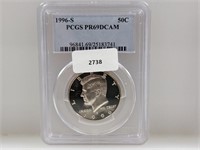 PCGS 1996-S PR69DCAM JFK Half $1