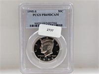 PCGS 1995-S PR69DCAM JFK Half $1