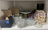 Shelf of Assorted Decorative Items