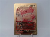 Pokemon Card Rare Gold Blissey V