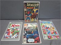 (5) Comic Books The Avengers - X Men