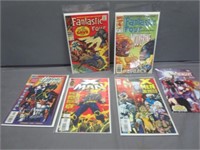 (10) Comic Books Fantastic Four - X Man & More