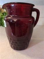 Anchor Royal Windsor Ruby pitcher glassware