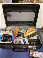 Samsonite Briefcase with office supplies