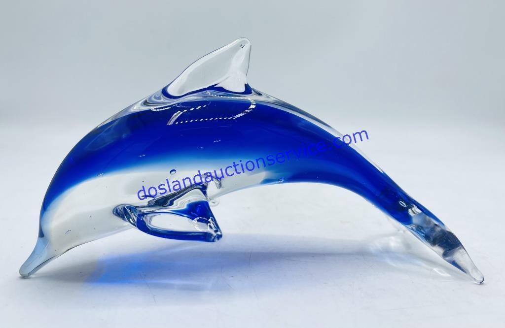 Blown Glass Dolphin