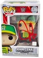 John Cena Autographed Funko Pop JSA COA
