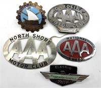 Vintage Car Club Badges 6” and Smaller : Classic