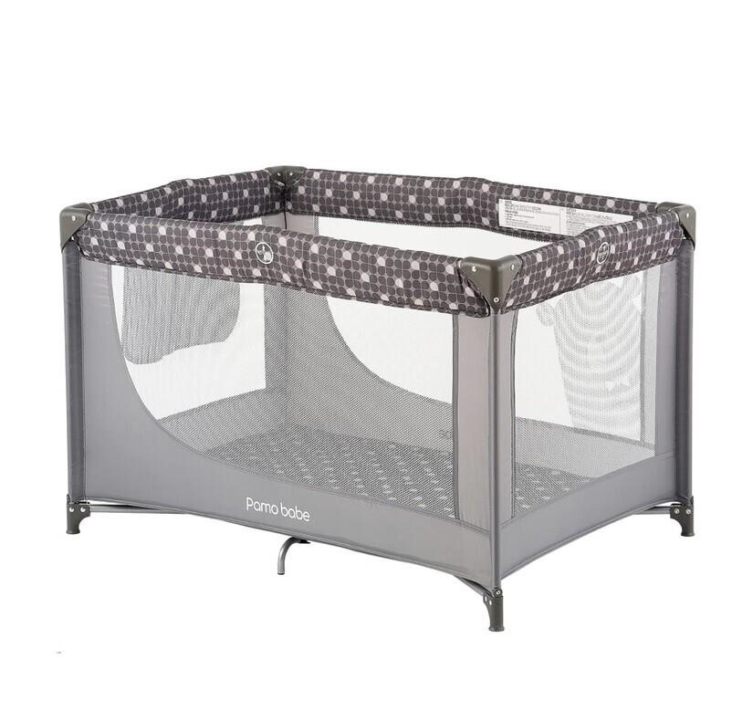 Pamo Babe Portable Crib Baby Playpen with