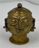 Antique Gauri Parvati Bronze Head India