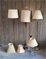 Assorted Lamps & Shades