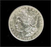 Coin 1892-P Morgan Silver Dollar-AU