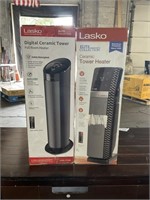 1 LOT (2) SPACE HEATERS INCLUDING