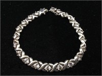 Sterling bracelet 8 " long