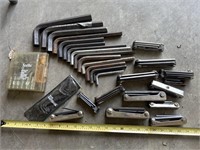 Large hex key lot