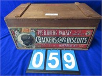 R.OVENS BUFFALO, NY CRACKER,CAKES, BISCUITS CRATE