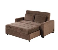 Convertible Sleeper Sofa - Brown