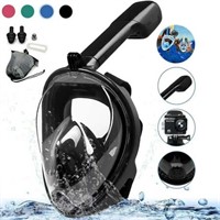 L/XL  OhhGo Full Face Snorkel Mask with Camera Mou