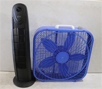 18" Window Fan + 28" Tower Fan