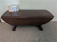 Wooden 48" Drop Leaf Coffee Table