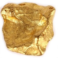3.52 OZ SOLID GOLD NUGGET AUSTRALIAN WATER FORMED