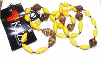 Keza Hand-Made African Paper Bead Necklace