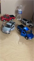 4pc Diecast 1 24th Scale Sport Pickups